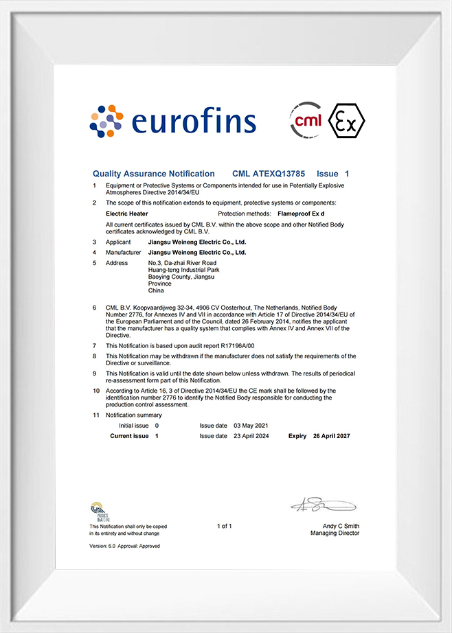 Jiangsu Weineng Electric Co.,Ltd